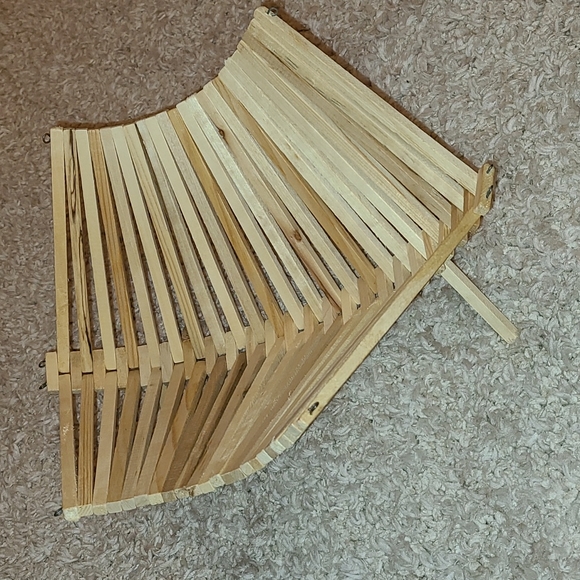 Wooden foldable fruit basket - Picture 8 of 16